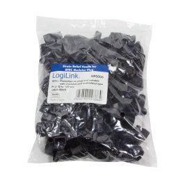 MANSON mufe RJ-45 LOGILINK pt. cablu UTP, FTP, SFTP, RJ-45 (T), plastic, 100 buc, negru, "MP0006