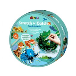Artă scratch - Animale din junglă