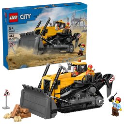 City Yellow Bulldozer ™ 60466 – 682 piese, 8+ ani