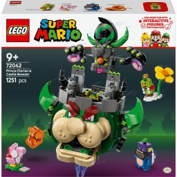 Super Mario - Prince Florian si Castle Bowser 72042, 1251 piese 9ani+