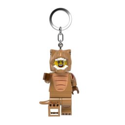 Breloc LED LEGO pentru costum de T-Rex, fan