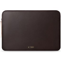 Rucsac 14 inch "Fleece moale interior", Piele ecologica, Maro - Practic si Rezistent pentru Naveta Zilnica