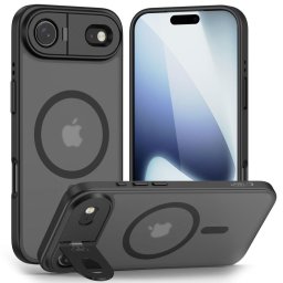 Husa Tech-Protect Tech Protect Magstand MagSafe stand integrat finisaj mat neagră - Husă telefon - compatibil cu Apple iPhone Air - MagSafe, Kickstand / Suport