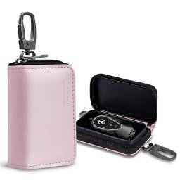 Huse chei auto Husă cheie Tech-Protect KLR300 pentru cheie auto keyless, blocare semnal RFID, roz