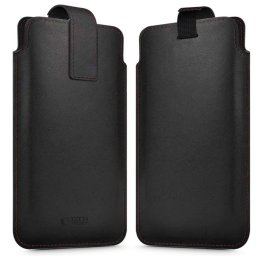 Husa Toc universal Tech-Protect SM65 pentru telefon 6.0-6.9 inch, protecție zilnică, negru/roșu