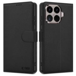 Husa Husă Tech-Protect Wallet pentru Xiaomi 15T Pro, tip portofel, neagră