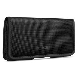 Husa Toc universal Tech-Protect SM90 pentru telefon 5.8-6.8 inch, tip holster, negru