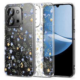 Husa Husă Tech-Protect FlexAir pentru Xiaomi Redmi 15C 173 mm / Poco C85 173 mm, model Spring Flowers, slim și flexibilă, multicoloră