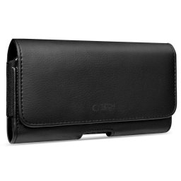 Husa Toc universal Tech-Protect SM80 pentru telefon 5.8-6.8 inch, tip holster, negru