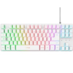 Tastatura GXT833W Thado Rainbow LED USB-A Alb