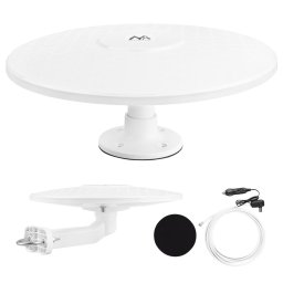 Antena wireless Maclean DVB-T/T2 HEVC antenă omni-direcțională, activă, camper, 12V, MCTV-103