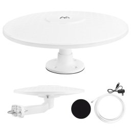 Antena wireless Maclean DVB-T/T2 HEVC antenă omnidirecțională, activă, camper, fixare centrală cablu, MCTV-104