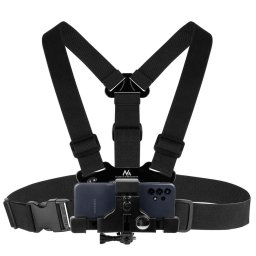 Suport Maclean MC-445, pentru piept, pentru smartphone, camere foto, GoPro
