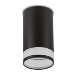 Maclean corp de iluminat de suprafață/tub, spot, rotund, aluminiu, GU10, 55x105mm, negru, MCE361 B