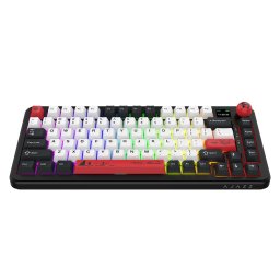 Tastatura AK820MAX PLUS-AS-BG, Bluetooth, Layout US, Negru