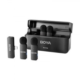 Microfon BY-V4D, Wireless, Negru