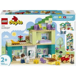 DUPLO Town 10470-3 in 1 Modern Family House with Figures, 166 piese