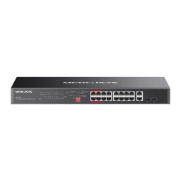 Switch MS120GP, 20 porturi (16 PoE+), Negru