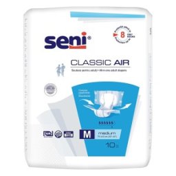 Set 2 x Scutece pentru Adulti Seni Classic Air, M, 10 Bucati