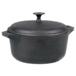 Cratita din Fonta cu Capac, 34 cm, 9 l, Perfect Home