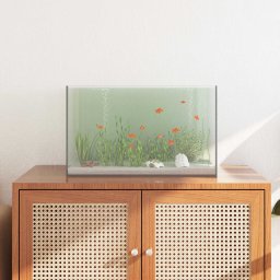 Acvariu cu depozitare Transparent 50 x 30 x 30 cm Sticla GartenMobel Dekor