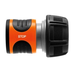 Conector furtun 18214 50, cu aquastop, plastic, 3/4 inch