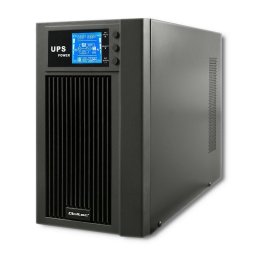 Qoltec Sursă de alimentare neîntreruptibilă On-line 3KVA 2.4kW LCD USB