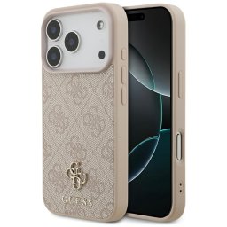 Husa Husa pentru iPhone 17 Pro - Guess 4G Small and Classic Logo MagSafe (GUHMP17LP4SM4MP) - Pink