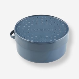 Cutie rotundă momeală cu diametru de 80 MM și capac cu orifcii LVB 0,2L