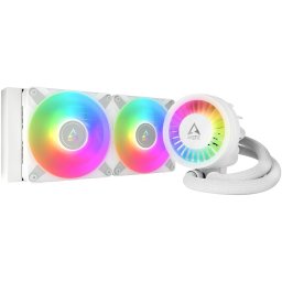 COOLER Arctic Liquid Freezer III 280ARGB, racire lichid, skt. Intel LGA1700, AMD AM5/AM4,radiator aluminiu, pompa 2800rpm, fan 2x140mm,1900rpm,4-pin PWM,ARGB, alb ACFRE00151A (timbru verde 2 lei)