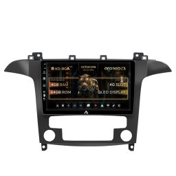 Navigatie Ford S-MAX Galaxy (2006-2015) Clima Automata, Android 13, A-Octacore 4GB RAM + 64GB ROM, 9 Inch - AD-BGA9004+AD-BGRKIT124