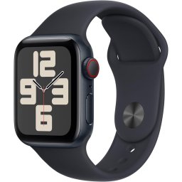 APPLE Watch SE (2nd Gen) V2, GPS, 40mm Midnight Aluminium Case, Midnight Sport Band - S/M