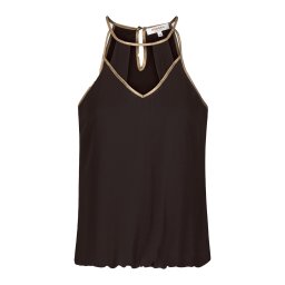 Morgan Top auriu / negru