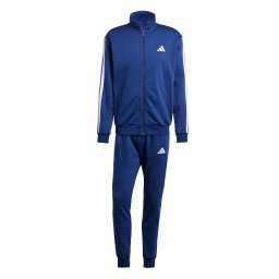 ADIDAS SPORTSWEAR Costum de trening '3-STRIPES FLEECE' albastru închis / alb