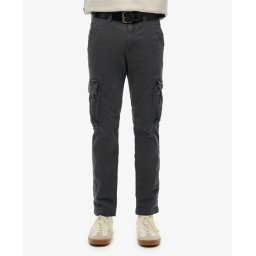 Superdry & Co Pantaloni cu buzunare 'Core' gri închis