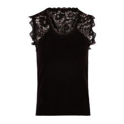 Morgan Top brodat negru