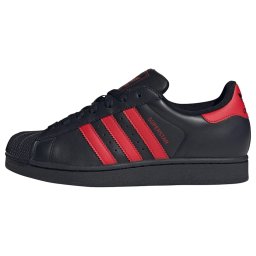 ADIDAS ORIGINALS Sneaker low 'Superstar II' roșu / negru