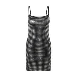 MICHAEL Michael Kors Rochie negru / argintiu