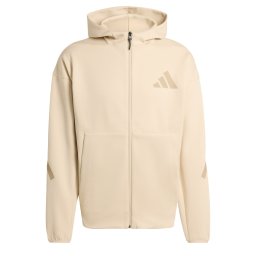 ADIDAS SPORTSWEAR Bluză cu fermoar sport 'Z.N.E.' bej / nisipiu