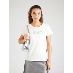 Liu Jo Tricou negru / argintiu / alb