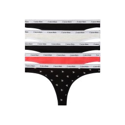 Calvin Klein Underwear Tanga roșu intens / negru / alb amestacat