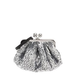Weekend Max Mara Clutch 'KATARGA' argintiu