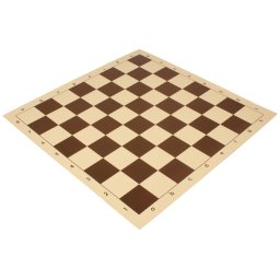Tabla de sah din vinil maro, 57 mm