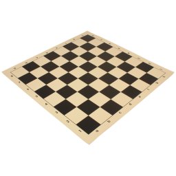 Tabla de sah din vinil negru, 57 mm