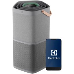 Purificator de aer Electrolux EPO60571UG seria 600, CADR 520 mc/h, Ionizare, 5 trepte de purificare cu filtru HEPA 13 si carbon activ, Filtrare antivirala si antibacteriana, Senzor umiditate, Lumina, Temperatura, COV-total, WiFi, Gri