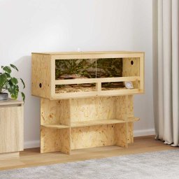 Baza pentru terariu cu raft Maro 100 x 40 x 50 cm OSB GartenMobel Dekor