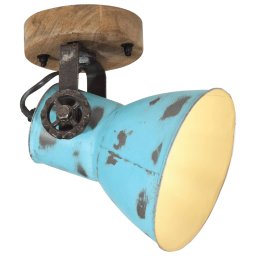 Lampa de perete 25 W, albastru uzat, 11,5x11,5x25 cm, E27 GartenMobel Dekor