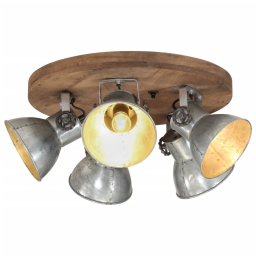 Lampa de tavan 25 W, argintiu vintage, 50x50x25 cm, E27 GartenMobel Dekor