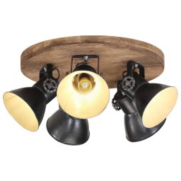 Lampa de tavan 25 W, negru, 50x50x25 cm, E27 GartenMobel Dekor