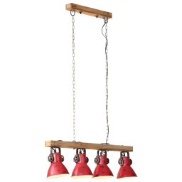 Lampa de tavan 25 W, rosu, 90x24x111 cm, E27 GartenMobel Dekor